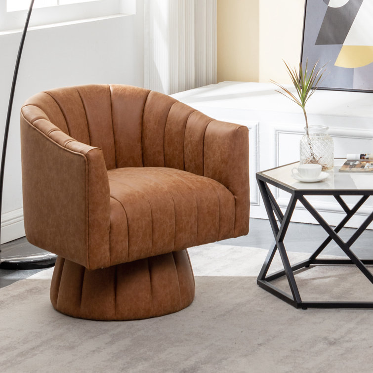 Moldenhauer swivel outlet barrel chair